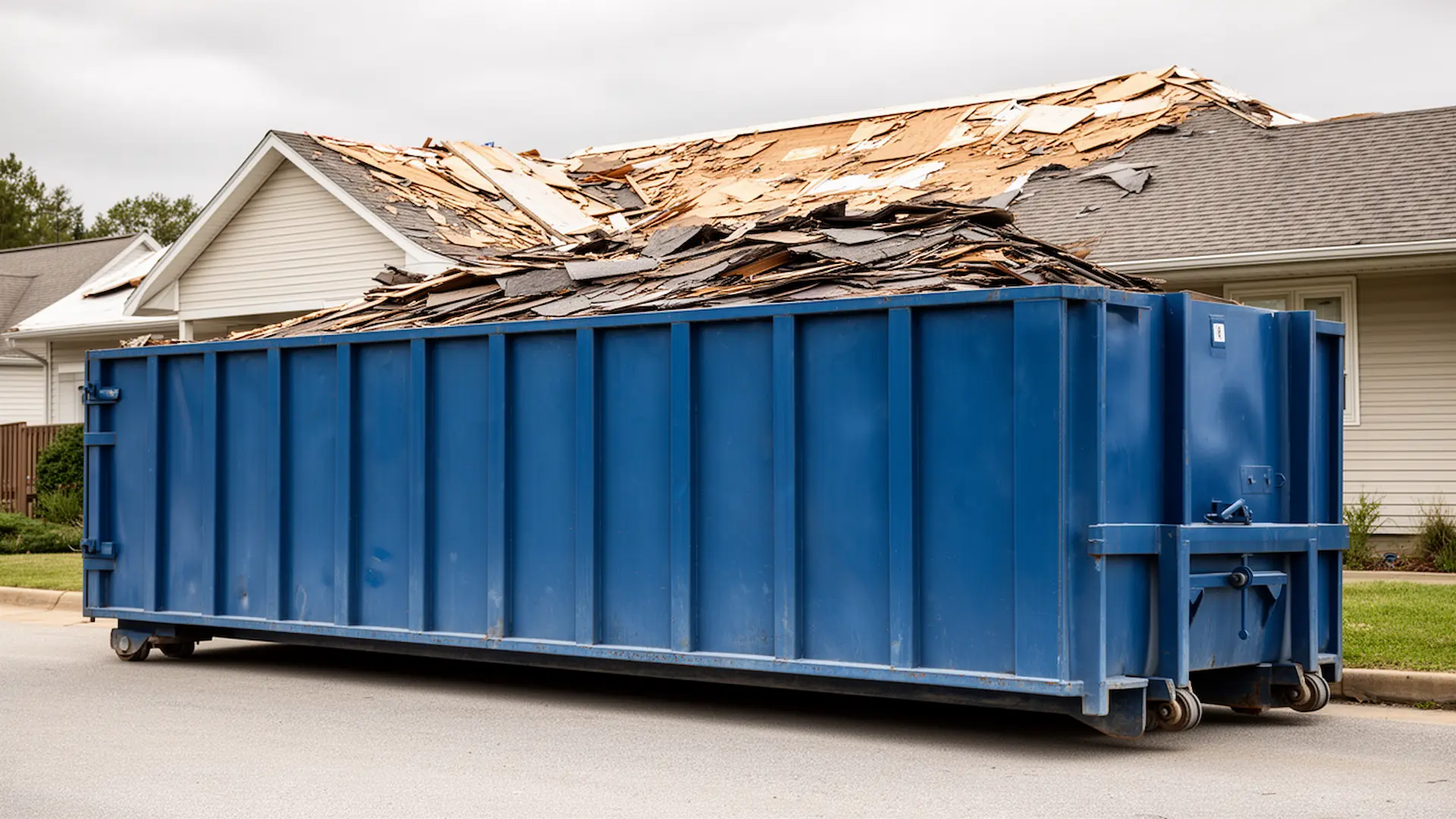 Roll-off dumpster from Deep South Dumpster Rental in Bossier City, LA